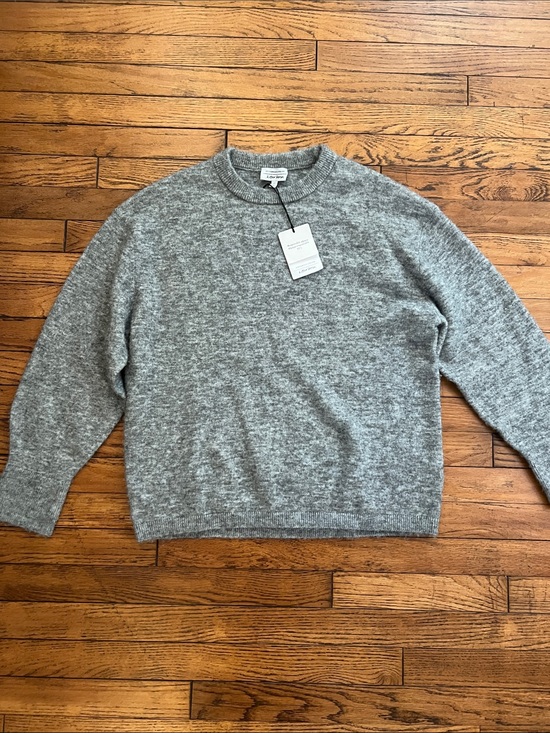 & Other Stories Sweaters - & Other Stories Gray Marled Crewneck Sweater